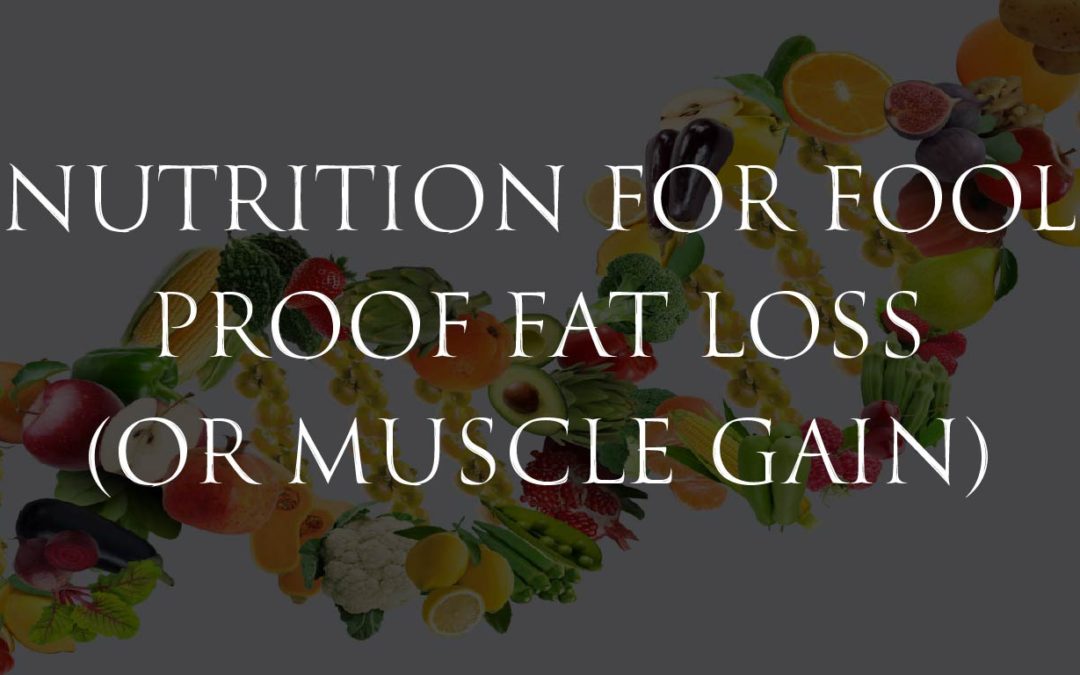 Nutrition for Fool Proof Fat Loss or Muscle Gain